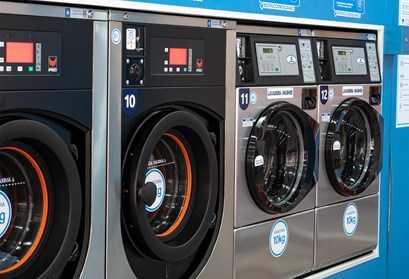 What are self-service laundromats?